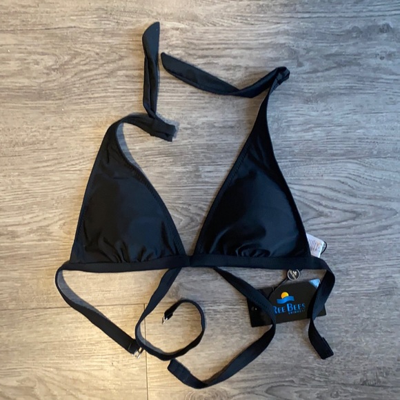 ree bees Swim Nwt Ree Bees Swim Black Bra Bikini Top Poshmark